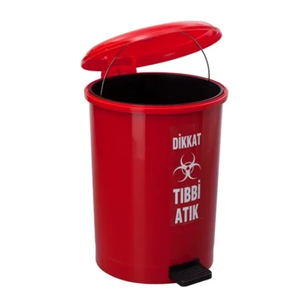 Şenyayla Tıbbi Atık Pedallı Çöp Kovası 40 L 4219