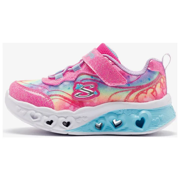Skechers Flutter Heart Lights Groovy Swirl 303253N HPLV Pembe Işıklı Kız Bebek Spor Ayakkabı