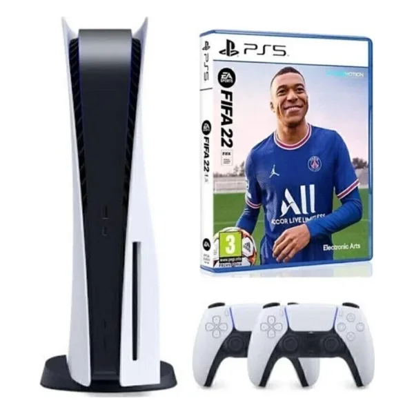 Sony Playstation 5 825 GB + 2. PS5 Dualsense + Fifa 22 PS5 Oyun