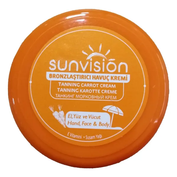 Sunvision Bronzlaştırıcı Havuç Kremi 100 ml