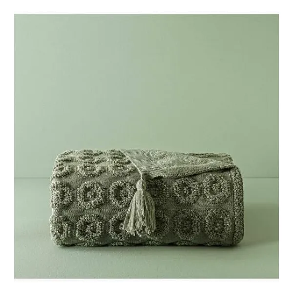 Taç Butik Patagonya Throw Yeşil 130x170 cm TV Battaniyesi