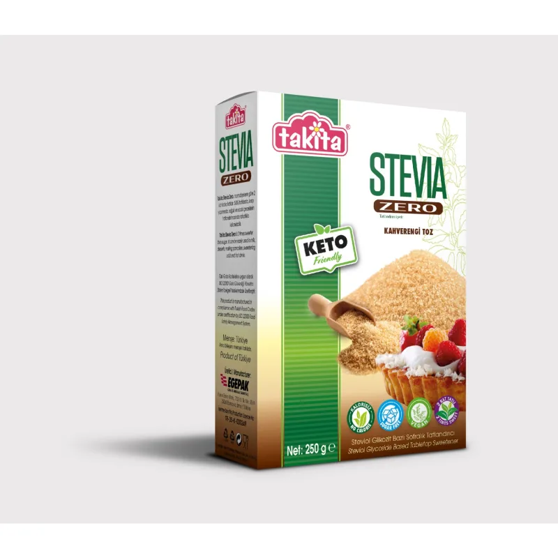 Takita Stevia Zero Kahverengi 250 gr Tatlandırıcı