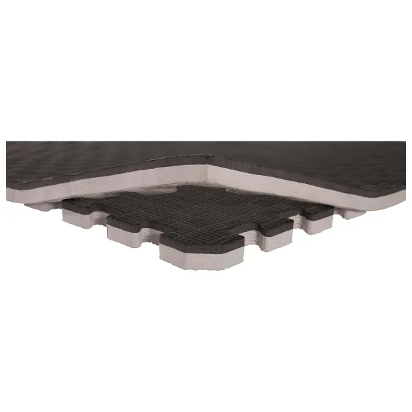 tatami minderi 100x100 26mm kalınlık (gri-siyah)