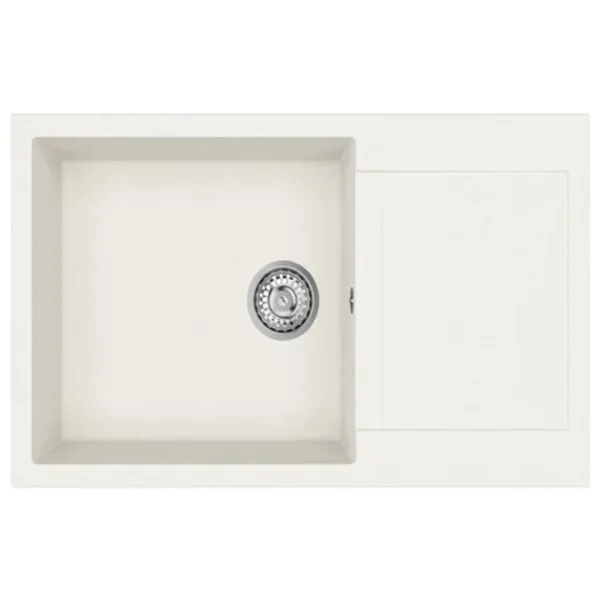 Teka Clivo 60 B-TQ 1B 1D Beyaz Granit Eviye