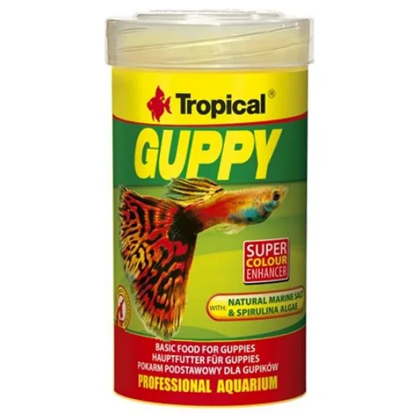 Tropical Guppy 250 ml 50 gr Balık Yemi