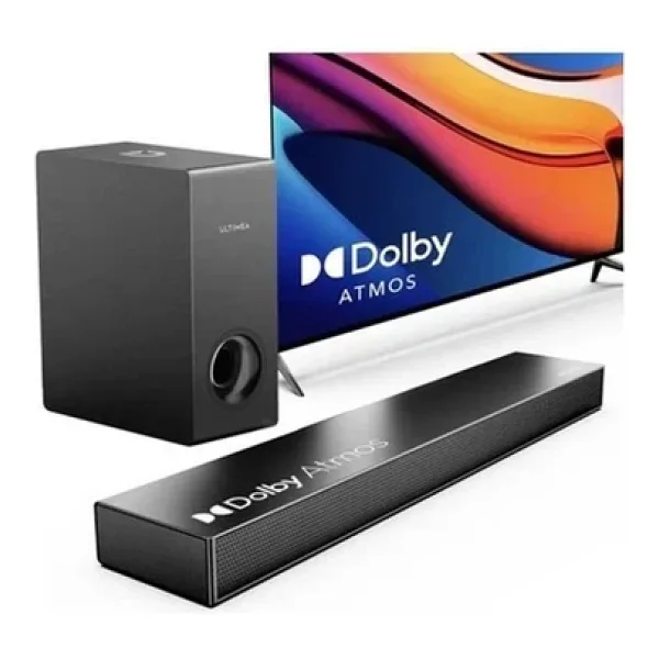 ULTIMEA Dolby Atmos Akıllı TV Sound Bar Black Soundbar with Dolby Atmos