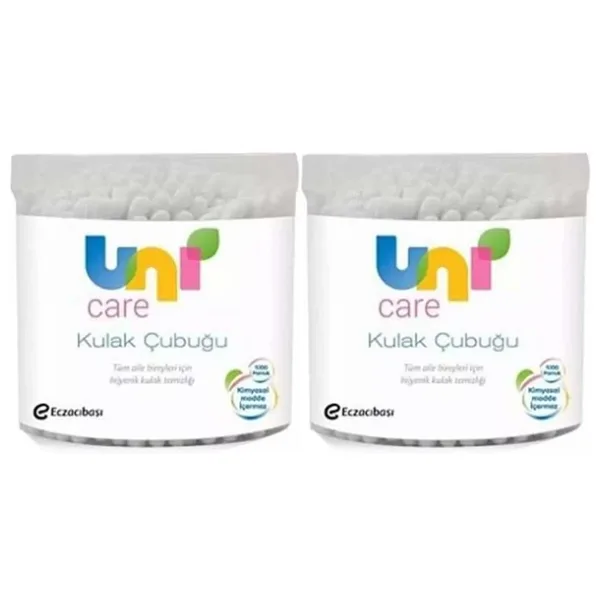 Uni Baby Kulak Temizleme Çubuğu 100 Adet (2 Li Set)