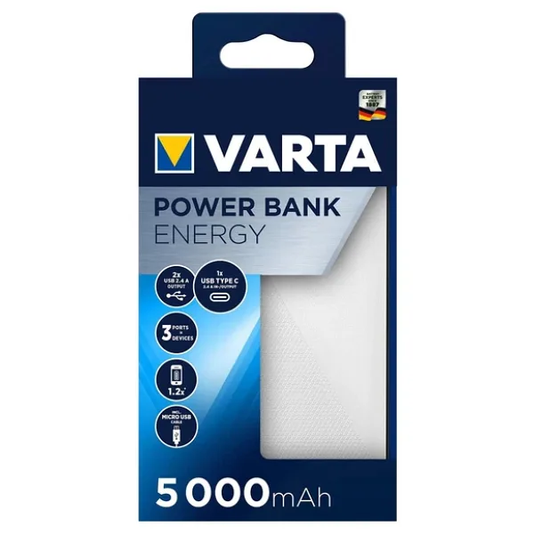 Varta Energy 57975 5000 mAh Powerbank