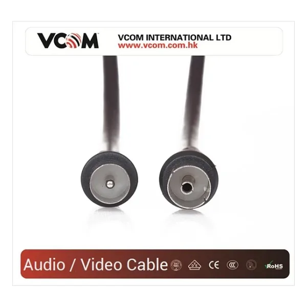 VCOM CV602-B 5MT ANALOG SİYAH TV UZATMA