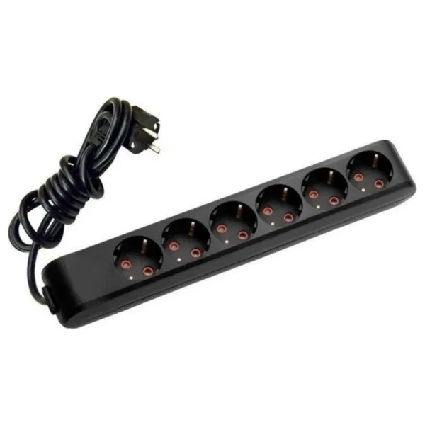 Viko Multi-let 90133603 Topraklı Siyah 3 m 6'lı Priz