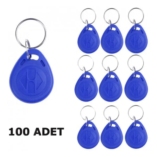 Wozlo Chip TK4100 Tag Göstergeç Proximity Manyetik Anahtarlık 100 Adet