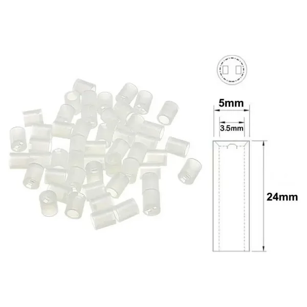 5x24mm Led Distans (Standoff) - Beyaz