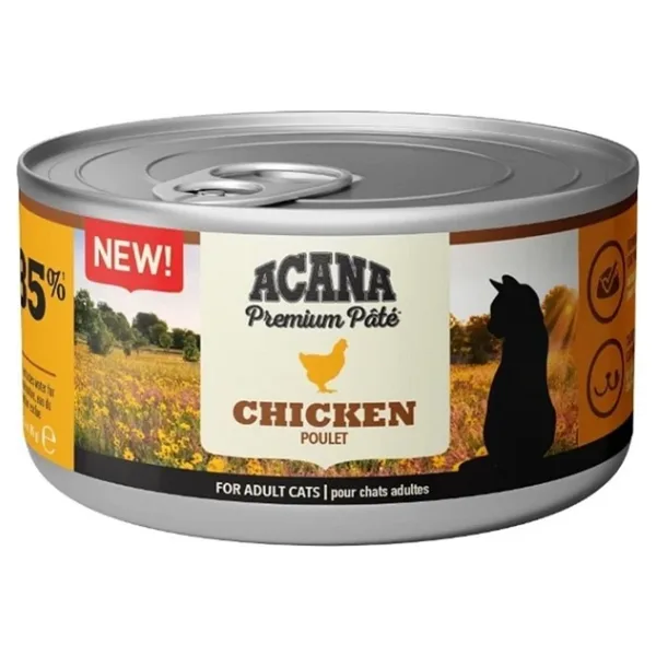 Acana Premium Ezme Tavuk Etli 85 gr Yetişkin Konserve Kedi Maması