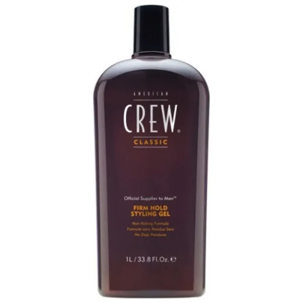 American Crew Firm Hold Styling Gel 1000 ml - Güçlü Tutuşlu Erkek Saç Jölesi