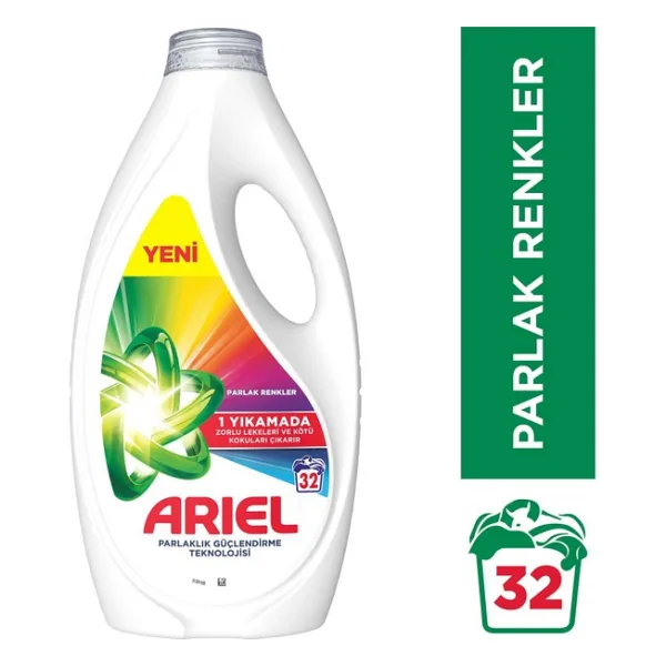 Ariel Sıvı Çamaşır Deterjanı Renklilere Özel 32 Yıkama