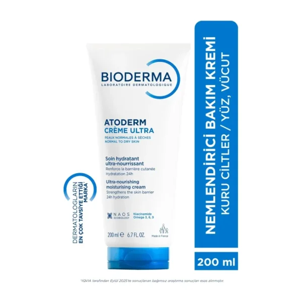 Bioderma Atoderm Ultra Nemlendirici Krem 200 ml