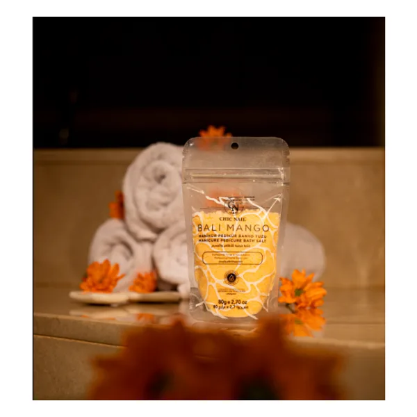 Chic Nail Manikür & Pedikür Ve Banyo Tuzu Bali Mango 80 Gram / Epsom Tuzu / İngiliz Tuzu