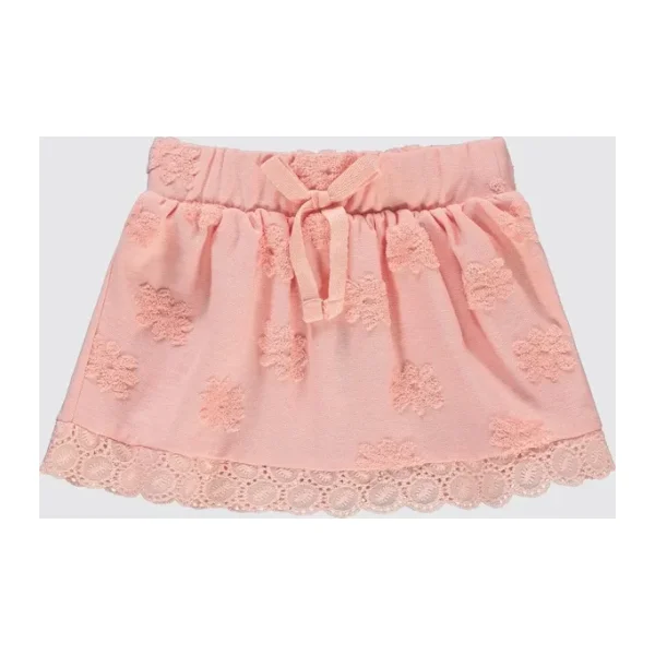 Civil Baby Kız Bebek Etek 6-18 Ay Pudra