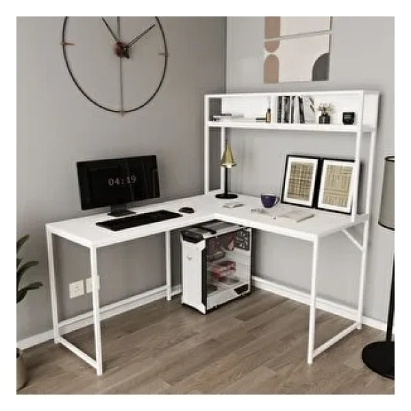 Deconode Cornermaster Raflı L Köşe Çalışma Masası
