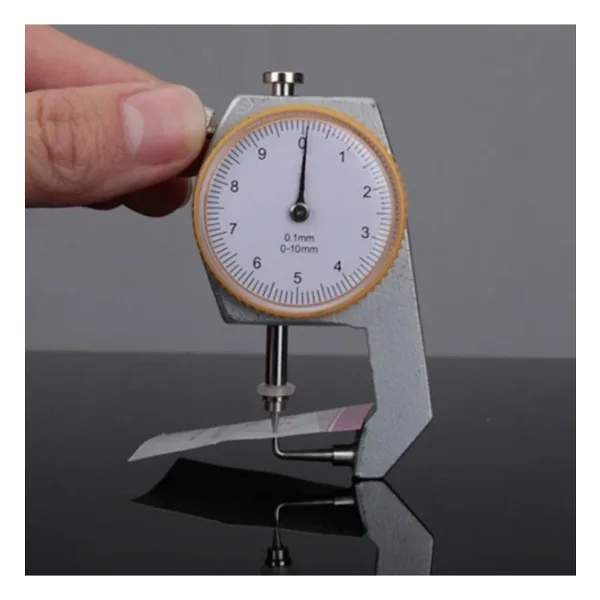 Depolife Kadranlı Sert Malzeme Kalınlık Ölçer Kumpas Gümüş Metal Saç Diş Ölçüm Kompratör Micrometre