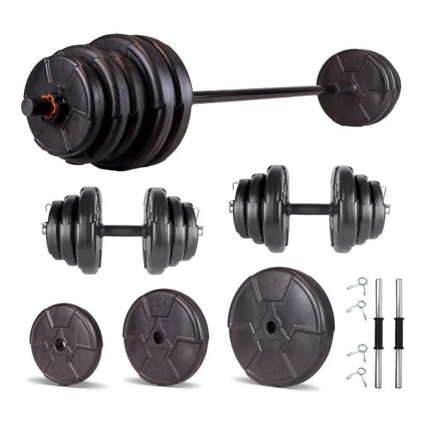 Ecg Hero Serisi 85 kg Z Bar Dambıl ve Halter Seti