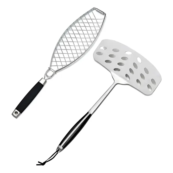 Elite Balıkçı Seti - Balık Izgara Teli Ve Çevirme Spatulası