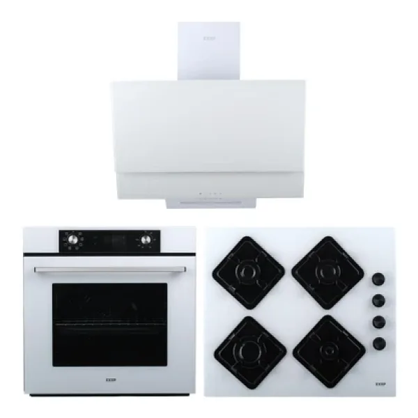 Exep Plus Line Beyaz 3 Lü Ankastre Set (Ed401-Eo320-Ef260)
