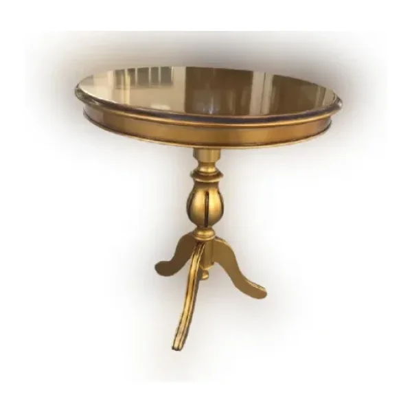 Fiskos 17379 Baba ayak Model Parlak Kayın Arslan ayak MDF Parlak Gold El Yapım