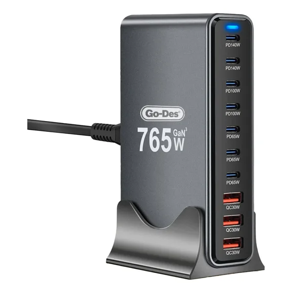 Go-Des GD-B963 765 W Hızlı Şarj Adaptörü