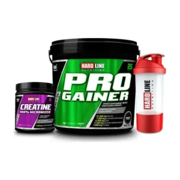 Hardline Progainer Çikolata 5000 Gr +kreatin%100 Mikronize 300 Gr + Shaker
