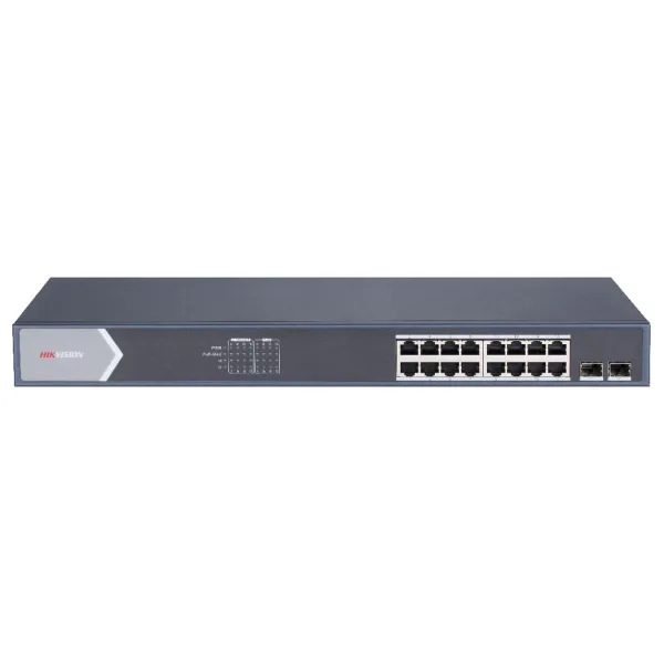HIKVISION DS-3E0518P-E/M 16 PORT GIGABIT 16 PORT POE YONETILEMEZ SWITCH 125W