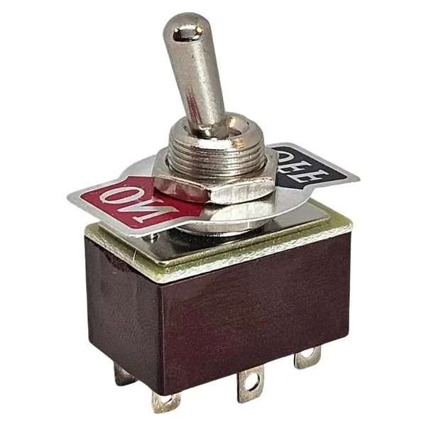IC-151 Toggle Switch On-Off Ø12mm 6P KN3C-202P