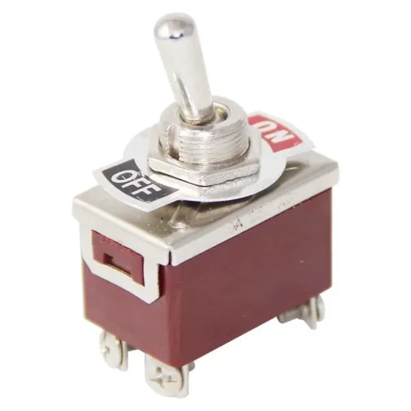 IC-156 Toggle Switch Büyük Boy Vidalı 4P 12mm On-Off