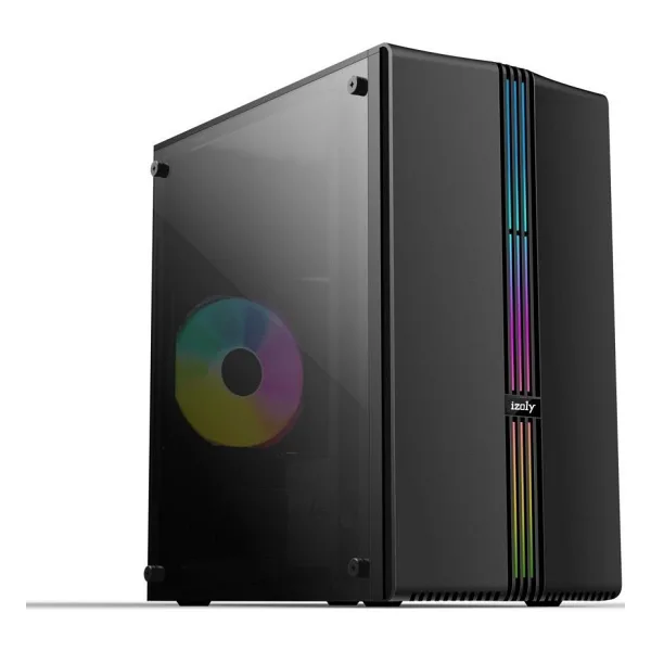 Izoly Tuffy M3 Rainbow Fan Micro ATX Oyuncu Kasası