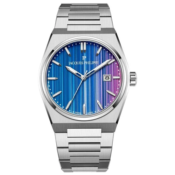 Jacques Philippe Aurora JPQGS4213X6GPB Mavi-Pembe Erkek Kol Saati