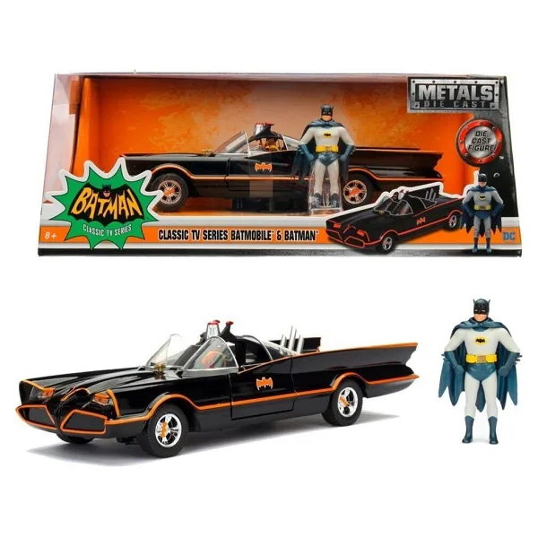 Jada Batman 1966 Classic Batmobile 1:24 Model Araba 9398259314R00