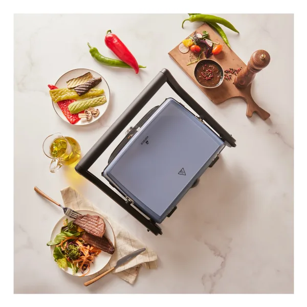 Karaca Gastro Grill Glass Premium 2400 W Ocean Wave Tost Makinesi