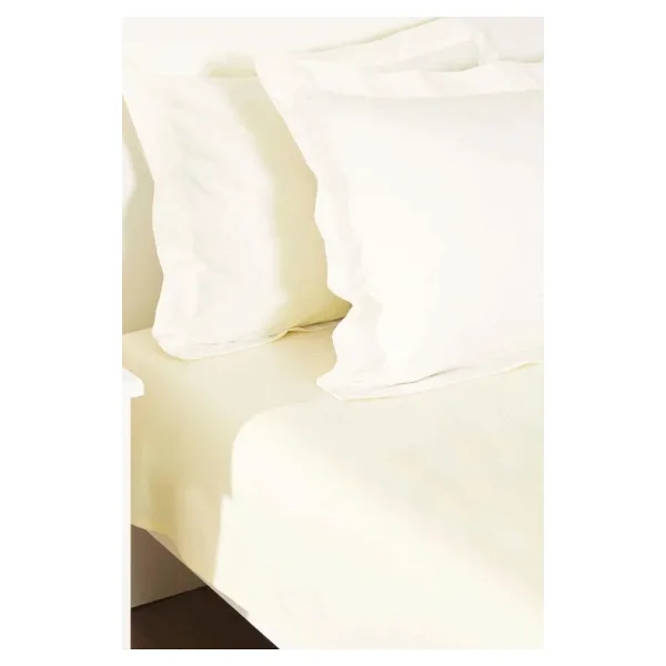 Karaca Home %100 Pamuk Düz Çarşaf Çift Kişilik Sarı