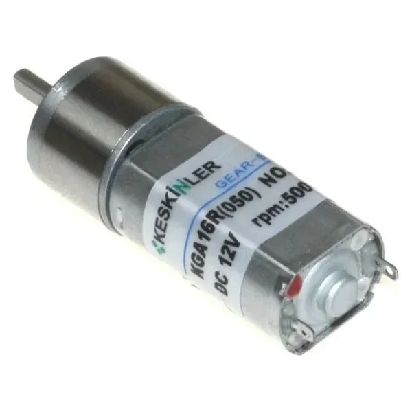 KGA-16 12V 500Rpm Redüktörlü Dc Motor