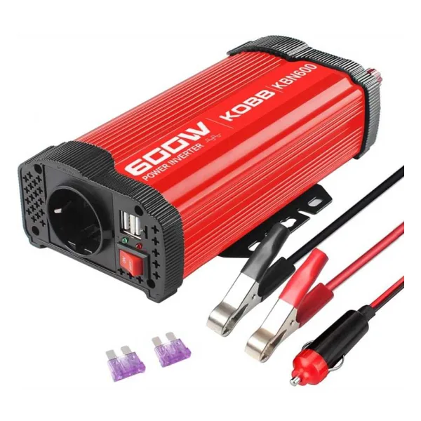 KOBB KBN600 12V/220V 600Watt Modifiye Sinüs Dönüştürücü İnvertör