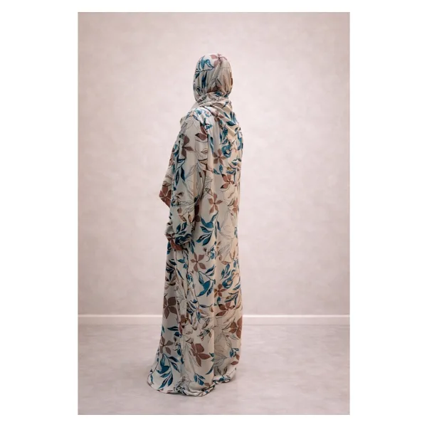 Larem Design Namaz Elbisesi - Bej - Standart