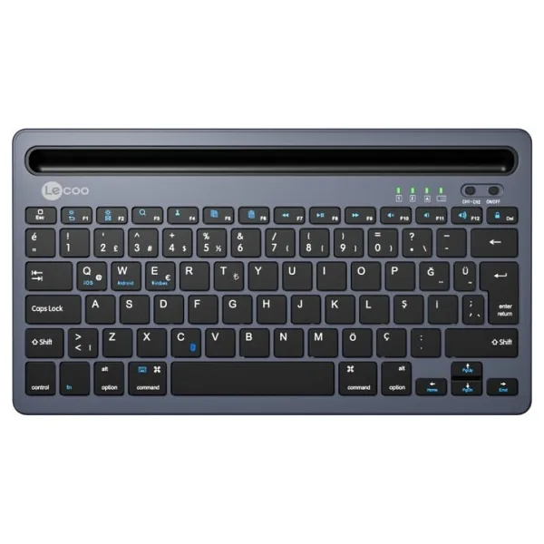 Lenovo Lecoo BK100 Gri TKL Kablosuz Klavye