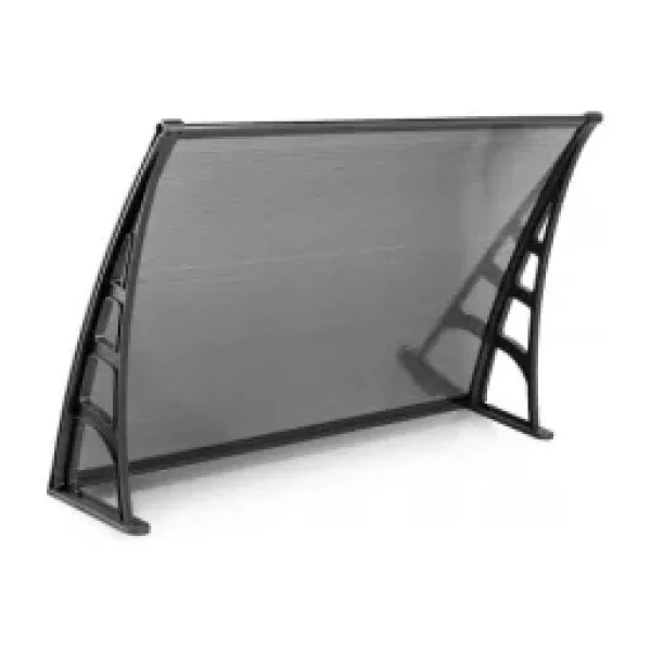 LOTUS Kapı Pencere Üstü Pratik Sundurma 70x120 - Siyah
