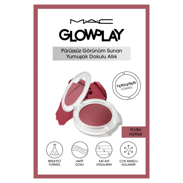 M.A.C Glow Play Yumuşak Dokulu Krem Allık