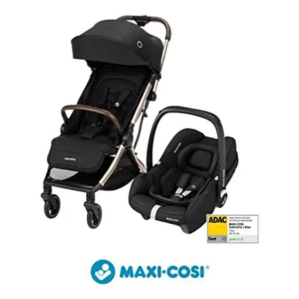 Maxi-Cosi Eva-Cabriofix I-Size Gold-Black Travel Sistem Bebek Arabası