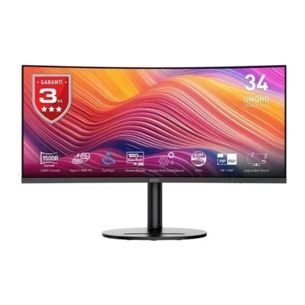 MSI Modern MD342CQP 34" 1 ms UWQHD Curved 120 Hz Oyuncu Monitörü
