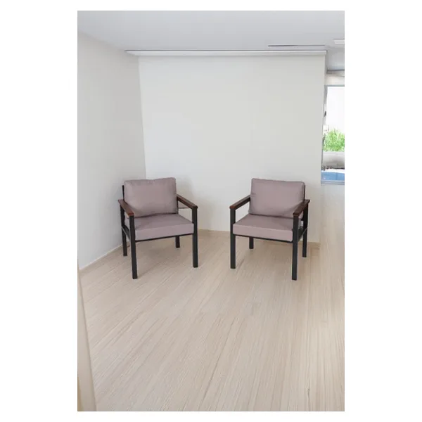 NEOKAS Bahce Mobilyası, Modern Balkon Mobilyası, Kafe Oturma Takımı, Teras Koltugu, 2 tekli Koltuk
