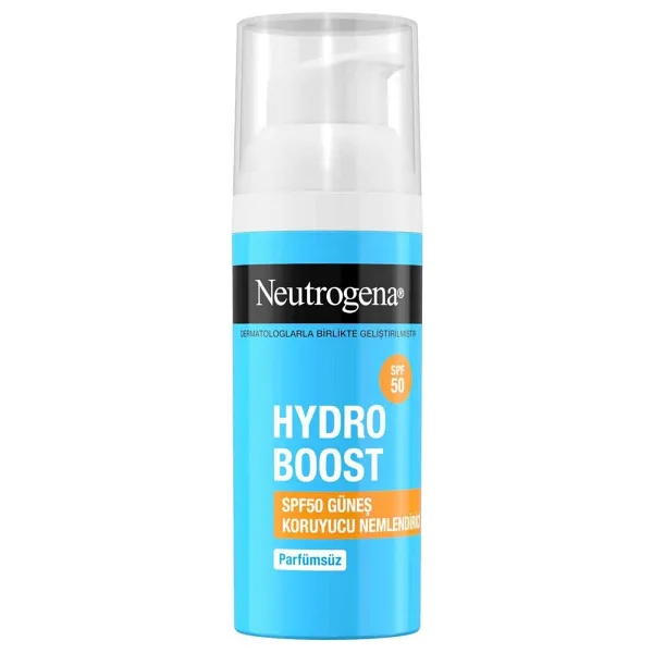 Neutrogena Hydro Boost SPF 50 Parfümsüz 50 ml Nemlendirici Krem