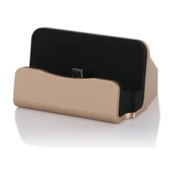 NoTech Micro USB Universal Masaüstü Şarj Aleti Dock Gold
