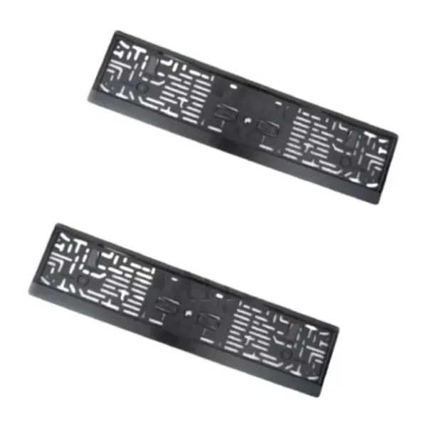 otodemir Plaka Tüv Ince Parlak Siyah Plakalık Araba Plaka Çerçevesi 1 Adet Siyah Pianoblack Bekaks